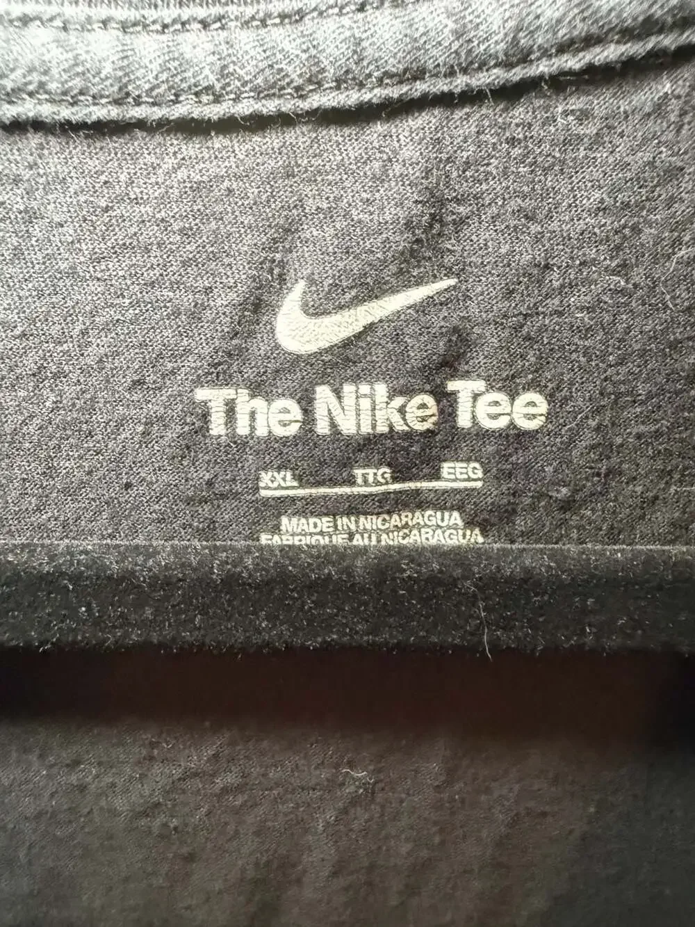 Nike The Nike Tee Black Graphic Logo T-Shirt Size XXL